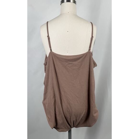 Old Navy 4x Basic Brown Bodysuit Fall Autumn Festival Layered Look Normcore - Picture 2 of 9